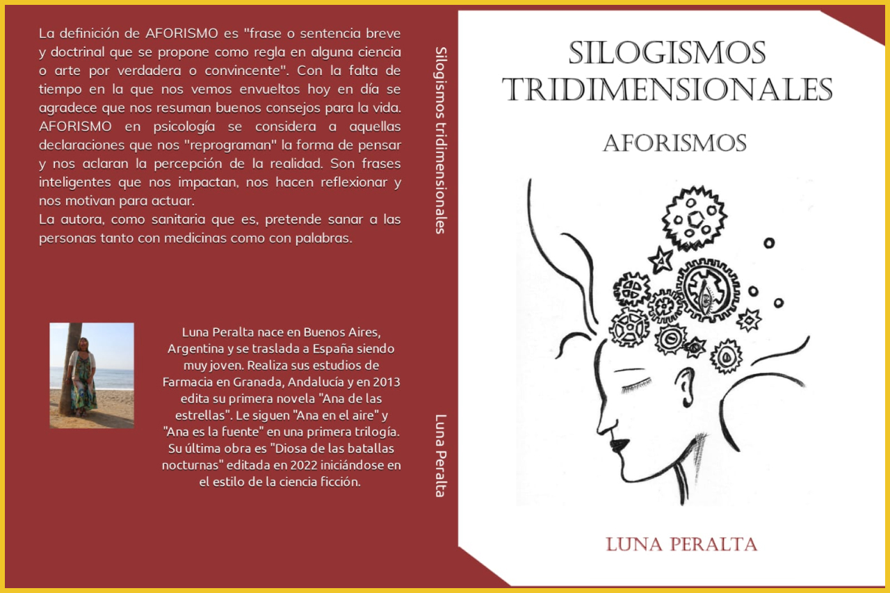 Luna Peralta, publica su nuevo libro Silogismos tridimensionales: Aforismos