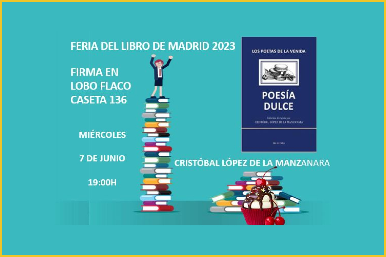 Cristóbal López de la Manzanara firmará su último libro en la feria del Libro